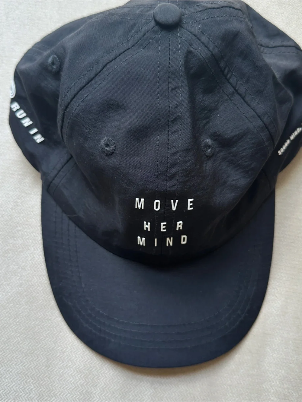MOVE HER MIND Black Women's Active  Cap